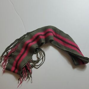 Express Stylish Pink and Green Scarf